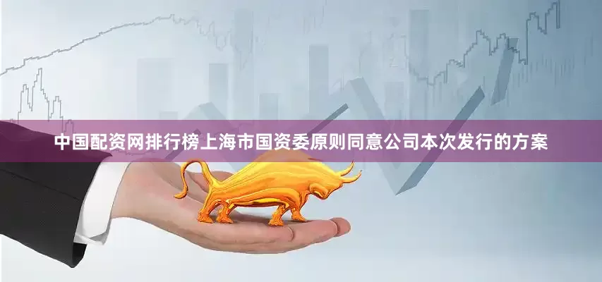 中国配资网排行榜上海市国资委原则同意公司本次发行的方案