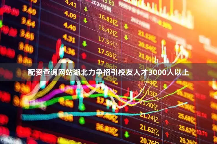 配资查询网站湖北力争招引校友人才3000人以上
